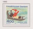 Гренландия 1993, № 242, Рождество, 1 марка-миниатюра